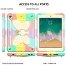 For iPad 9th 8th 7th Gen Protective Case with Butterfly Shape Holder & Pen Slot