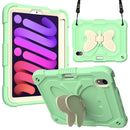 For iPad 9th 8th 7th Gen Protective Case with Butterfly Shape Holder & Pen Slot