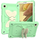 For iPad 9th 8th 7th Gen Protective Case with Butterfly Shape Holder & Pen Slot