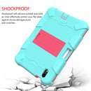 For iPad Mini 7 Shockproof Silicone + PC Protective Case with Holder & Pen Slot