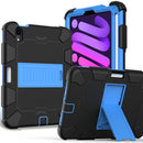 For iPad Mini 7 Shockproof Silicone + PC Protective Case with Holder & Pen Slot