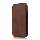 For iPhone 13 Strong Magnetic Closure PU + TPU Leather Case with Card Slots & Holder