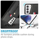 For Samsung Galaxy S20+ Wristband Kickstand Wallet Leather Phone Case