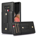 For Samsung Galaxy S20+ Wristband Kickstand Wallet Leather Phone Case