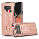 For Samsung Galaxy S20+ Wristband Kickstand Wallet Leather Phone Case