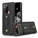 For Samsung Galaxy S20+ Wristband Kickstand Wallet Leather Phone Case