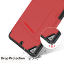For iPad 9.7 5th 6th Air 2 PC Protective Leather Case with Card Slots & Pen Slot
