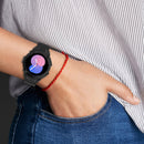 For Samsung Galaxy Watch4 44mm Armor Silicone Watch Band + Protective Case