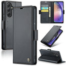 For Samsung Galaxy S22 Ultra 5G Litchi Texture RFID Anti-theft Leather Phone Case