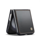 For Samsung Galaxy Z Flip 5 Caseme Litchi Texture RFID Anti-theft Leather Phone Case