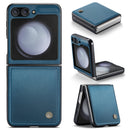 For Samsung Galaxy Z Flip 5 Caseme Litchi Texture RFID Anti-theft Leather Phone Case