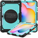 For Samsung Galaxy Tab S6 Lite P610 ShockproofShockproof Case with Holder & Shoulder Strap& Pen Holder