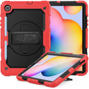 For Samsung Galaxy Tab S6 Lite P610 ShockproofShockproof Case with Holder & Shoulder Strap& Pen Holder