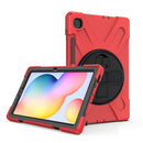 For Samsung Galaxy Tab S6 Lite P610 Shockproof Protective Case with stand & Shoulder Strap & Hand Strap & Pen Holder