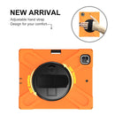 For Samsung Galaxy Tab S6 Lite P610 Shockproof Protective Case with stand & Shoulder Strap & Hand Strap & Pen Holder