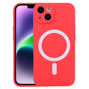 For iPhone 15 Pro Silicone Magsafe Phone Case Cover