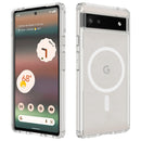 For Google Pixel 6a MagSafe Clear Acrylic PC Hybrid TPU Phone Case