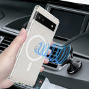 For Google Pixel 6a MagSafe Clear Acrylic PC Hybrid TPU Phone Case