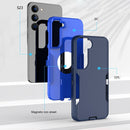 For Samsung Galaxy A03s 2 in 1 Magnetic PC + TPU Phone Case