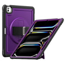 For iPad 11th Gen 2025 (A16) Hand Grip Turntable Stand Tablet Case
