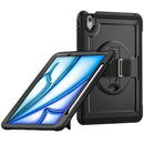 For iPad 11th Gen 2025 (A16) Hand Grip Turntable Stand Tablet Case