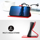 Carbon Fibre Buckle Leather Phone Case with Lanyard, For iPhone 17