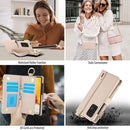 For Samsung Galaxy A53 4G / 5G Crossbody Ring Multifunctional Wallet Leather Phone Case
