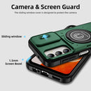 For Samsung Galaxy A14 TPU Hybrid PC Magnetic Holder Phone Case