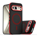 For Google Pixel 9 Pro XL Dual-Colour Skin Feel Magsafe Magnetic Phone Case