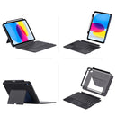 iPad 11th Gen Magic Folio Ultra-thin RGB Backlight Touchpad BT Keyboard Leather Case