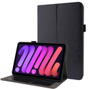 For iPad Mini 7 PU Leather Case with Two-Folding Holder & Card Slots & Pen Slot