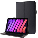 For iPad Mini 7 PU Leather Case with Two-Folding Holder & Card Slots & Pen Slot