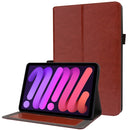 For iPad Mini 7 PU Leather Case with Two-Folding Holder & Card Slots & Pen Slot