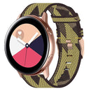 For Samsung  Galaxy Watch 4 Classic 42mm 20mm Nylon Woven Watch Band