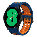 For Samsung Galaxy Watch 4 44mm 20mm Two-Colour Silicone Watch Band