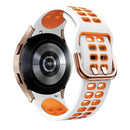 For Samsung Galaxy Watch 4 Classic 42mm 20mm Two-Colour Silicone Watch Band