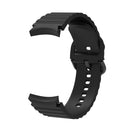 For Samsung Galaxy Watch 7/6/5/4 20mm Wave Dotted Buckle Silicone Watch Band