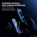 Wireless Charger Phone Holder Infrared Auto-Clamping Metal Phone Mount Car Charger