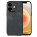 For iPhone 13 Pro Vintage Leather PC Back Cover Phone Case