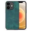 For iPhone 13 Pro Vintage Leather PC Back Cover Phone Case