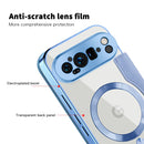 For Google Pixel 9 Pro XL Shield Magsafe RFID Anti-theft Rhombus Leather Phone Case