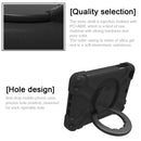 Air 2/ Air 1 9.7 inch EVA + PC Flat Protective Shell with 360 ° Rotating Bracket