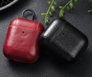 Shockproof Tough Slim Leather Cover For AirPods 1/2 Earphone Charging Case
