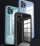 Hard Hybrid Luxury Tempered Glass Case Cover For iPhone 12 /11 /Pro/ Max