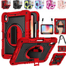 iPad 10th Gen 10.9 2022 Kids Shockproof Stand Case Protective Cover w/ Strap