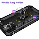 For iPhone 14 Pro Max Ring Case Shockproof Heavy Duty Cover