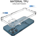 For iPhone 14 Pro Max Case Clear TPU Slim Light Shockproof Protective Cover