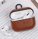 Shockproof Tough Slim Leather Cover For AirPods Pro Earphone Charging Case