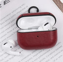Shockproof Tough Slim Leather Cover For AirPods Pro Earphone Charging Case