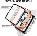 Apple Watch iWatch Series 2 Tempered Glass Screen Protector Case Full Cover 38 40 42 44mm